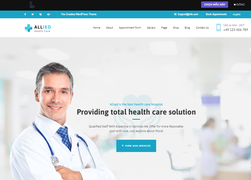 mẫu template đẹp