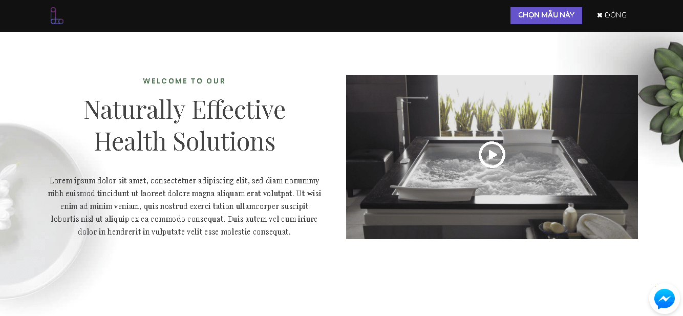 mẫu thiết kế website Spa – Thẩm mỹ viện (2)