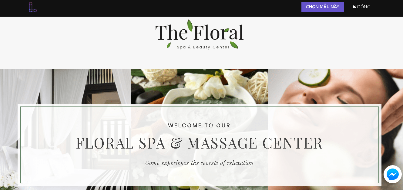 mẫu thiết kế website Spa – Thẩm mỹ viện 3