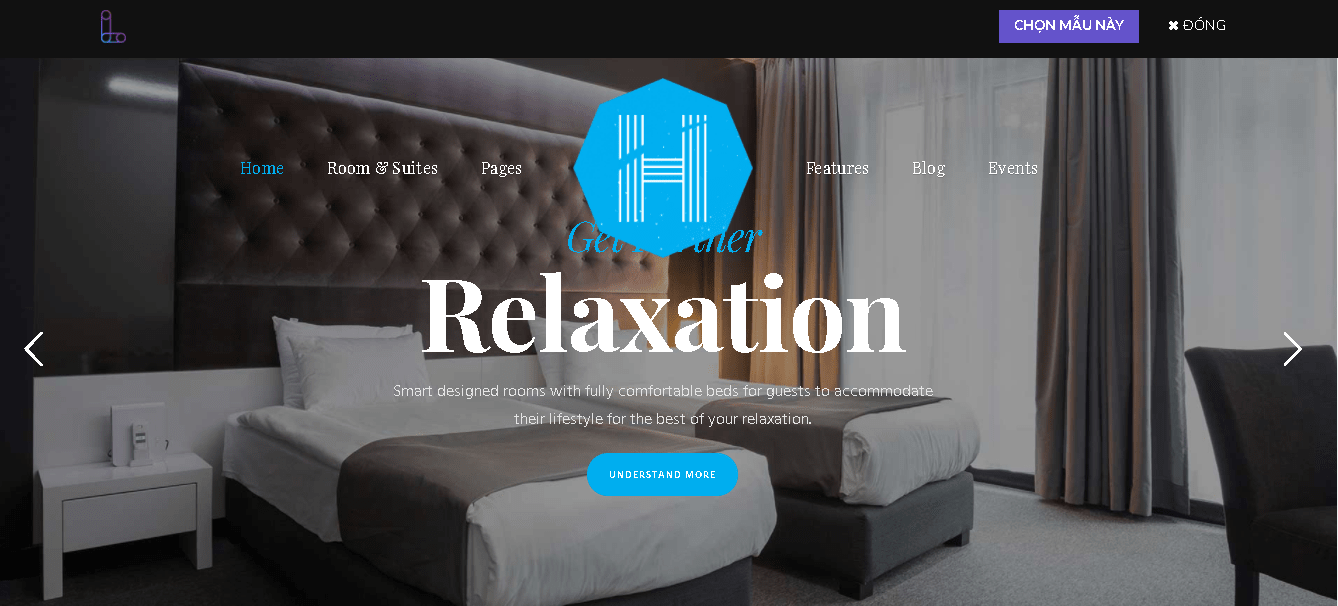 mẫu website khách sạn đẹp