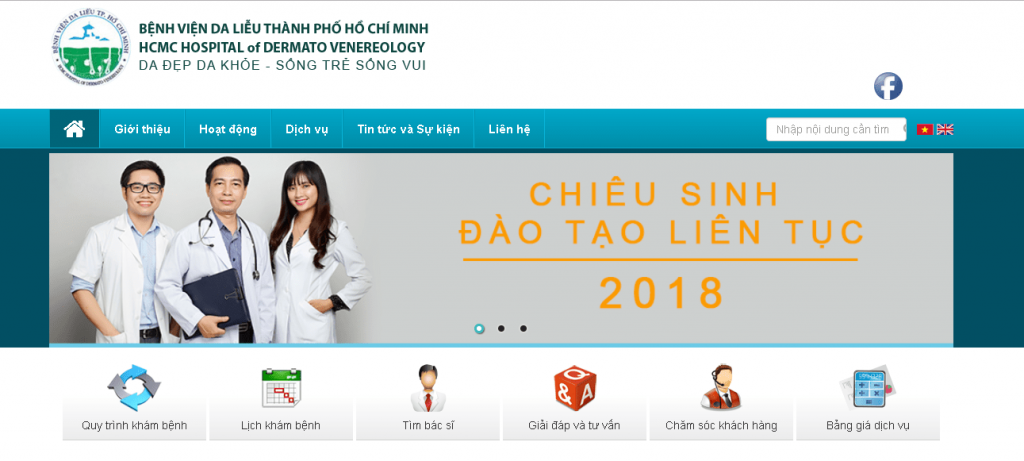 thiết kế website phòng khám bệnh viện