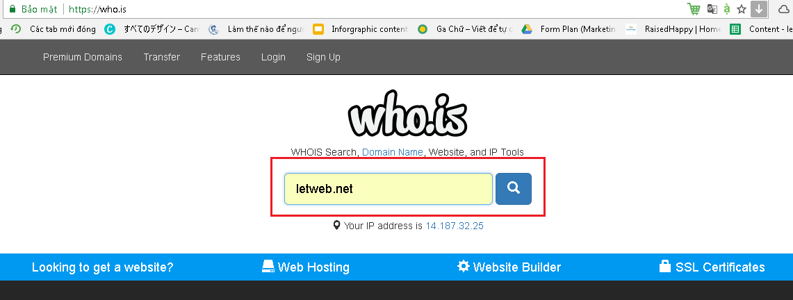 Cách tra cứu tên miền bằng Whois