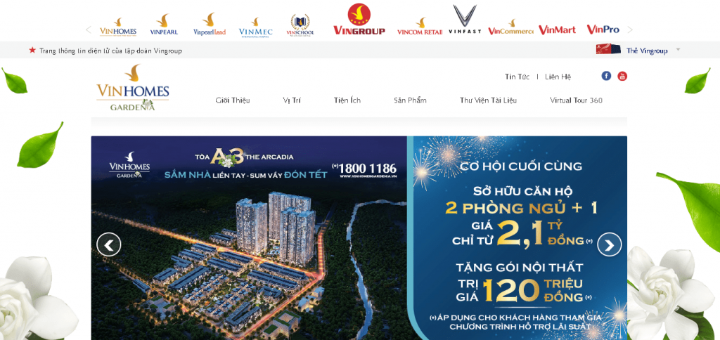 Giao diện website đẹp