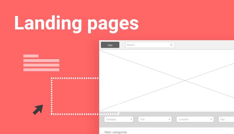 landing page