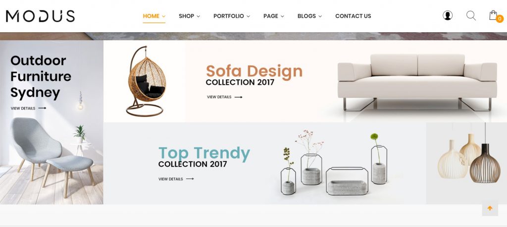 thiết kế web nội thất