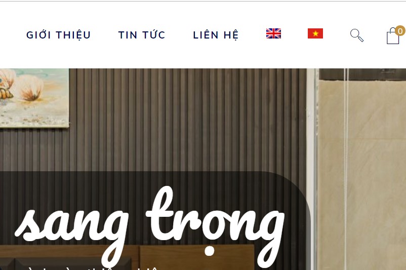 website đa ngôn ngữ