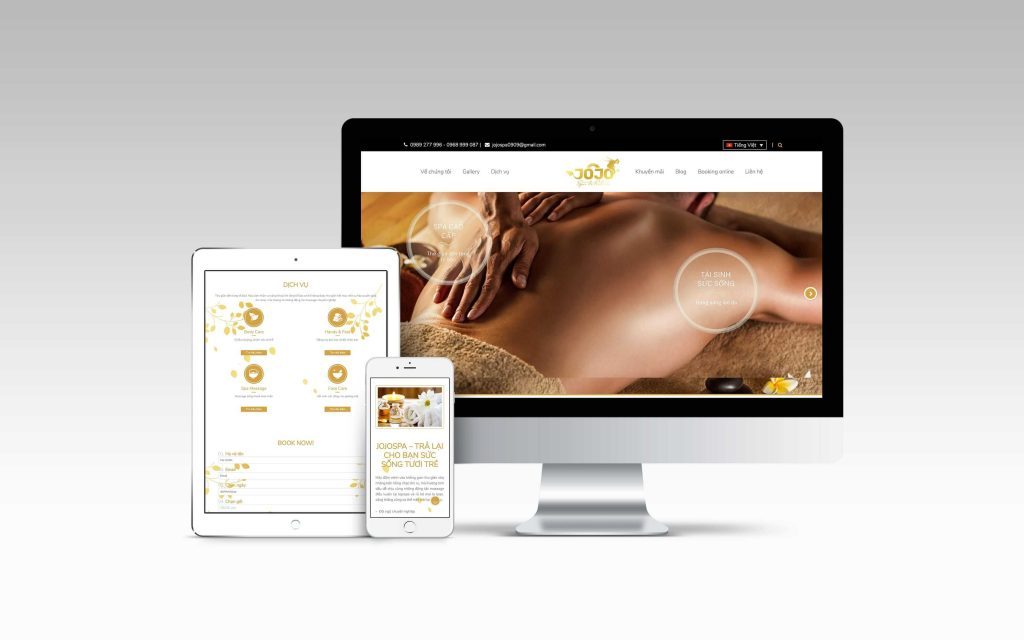 Website cần có những phiên bản riêng cho từ loại thiết bị di động