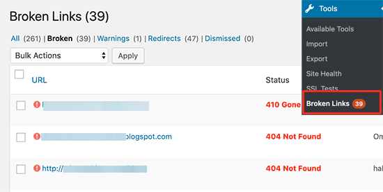 cach-tim-lien-ket-bi-hong-bang-plugin-broken-checker-1