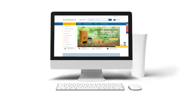 Website Siêu Thị Sống Khỏe