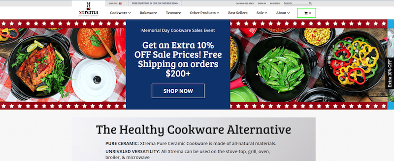 Giỏ hàng biểu tượng phổ biến trên các website kinh doanh trực tuyến