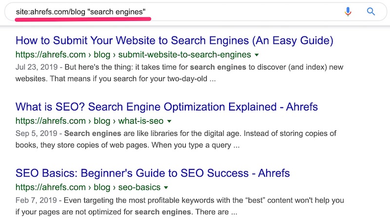 Thêm các liên kết nội bộ từ các trang đầu trong kết quả tìm kiếm của Google