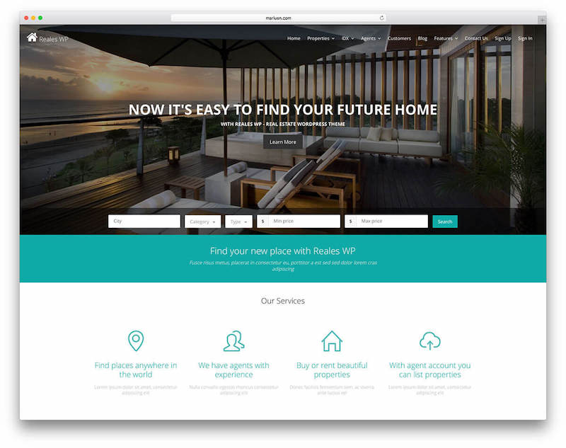 Website bất động sản cần chuyên nghiệp về mặt hình ảnh