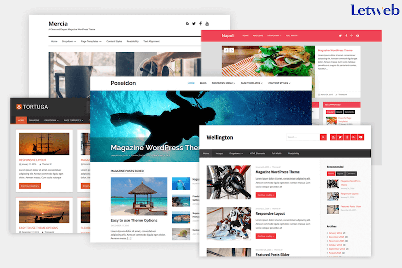 Bạn có thể sử dụng theme miễn phí trên WordPress